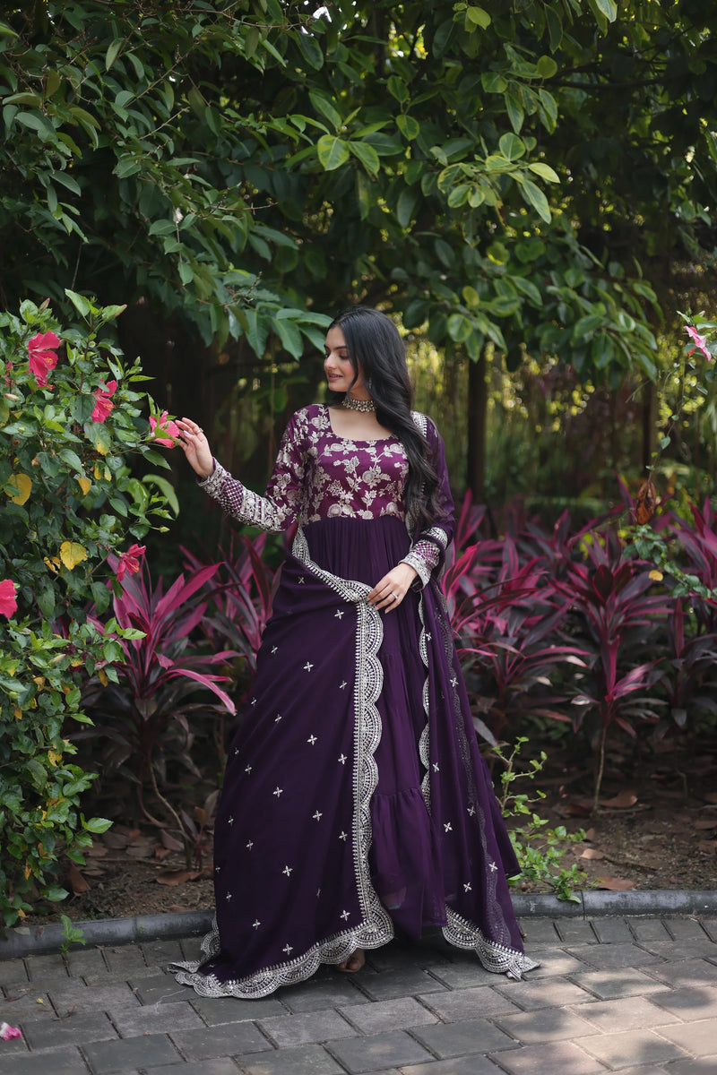 WOMENSAVTAR PREMIUM GOWN-DUPATTA COLLECTIONS