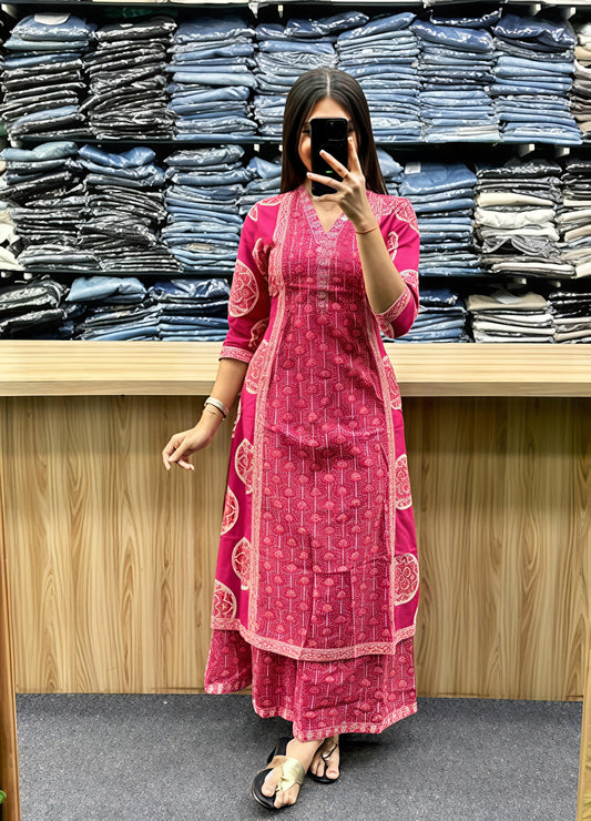 Stylish Printed Kurta Set with Dupatta for Everyday & Festive Wear (SWSK46)