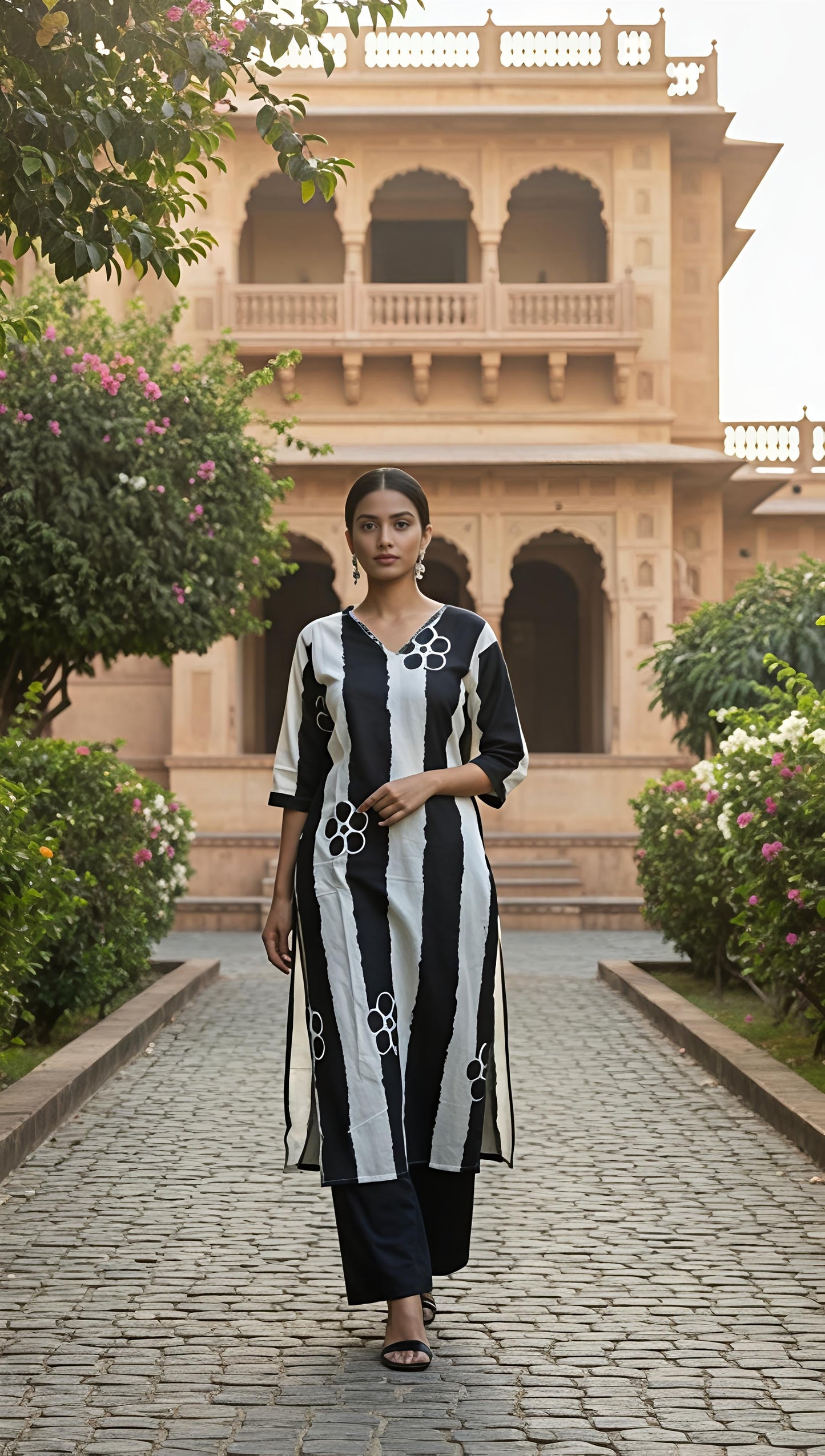 Designer Festive Wear Kurta Set with Statement Dupatta (SWSK48)