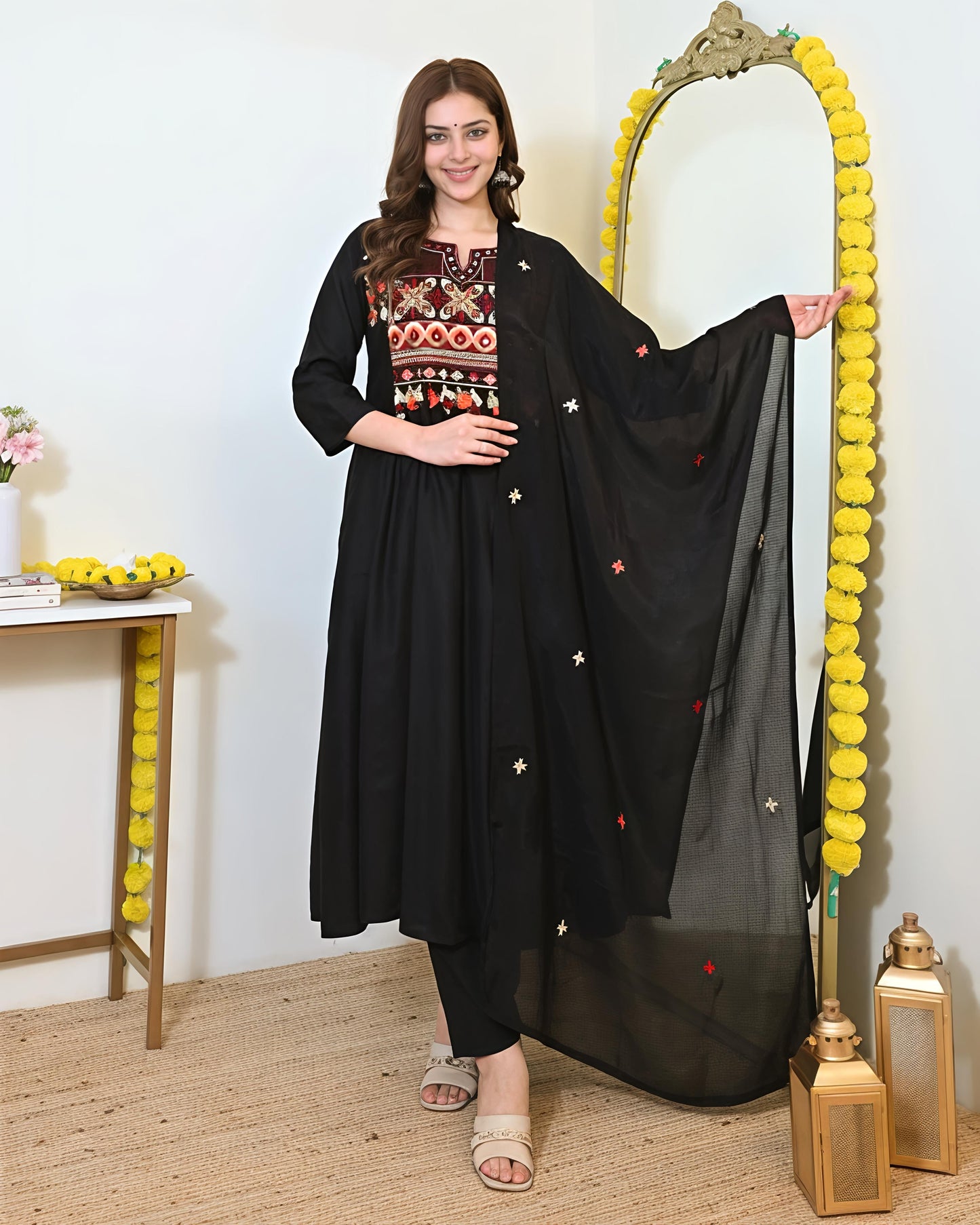 Artisanal Gotapatti Work Suit Set(SWSK45)