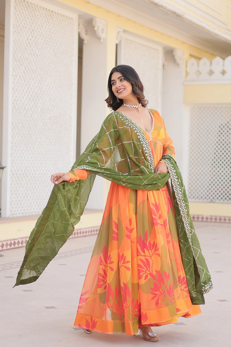 PREMIUM DESIGNER GOWN WITH DUPATTA