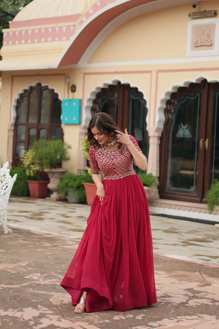 FESTIVE SPECIAL DESIGNER GOWN(WD45)