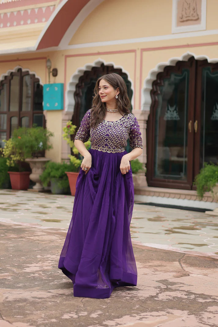 FESTIVE SPECIAL DESIGNER GOWN(WD45) (01)