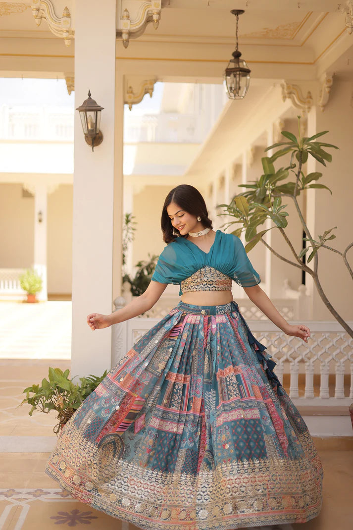 PREMIUM DESIGNER LEHENGA(WD162)