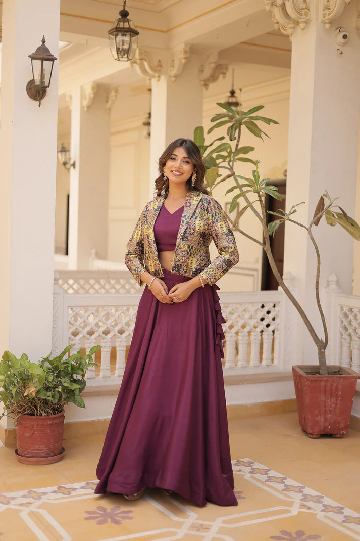 PREMIUM DESIGNER LEHENGA CHOLI WITH KOTI(WD155) (02)