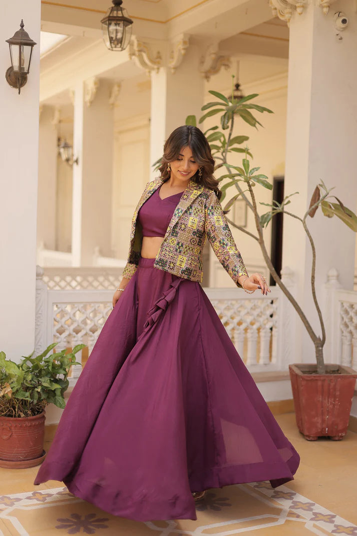 PREMIUM DESIGNER LEHENGA CHOLI WITH KOTI(WD155) (02)