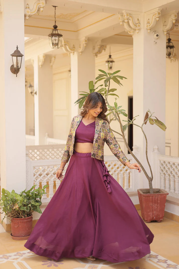 PREMIUM DESIGNER LEHENGA CHOLI WITH KOTI(WD155) (02)