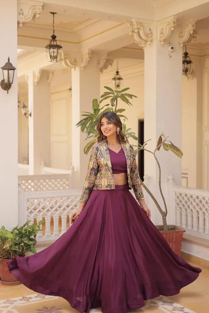 PREMIUM DESIGNER LEHENGA CHOLI WITH KOTI(WD155) (02)