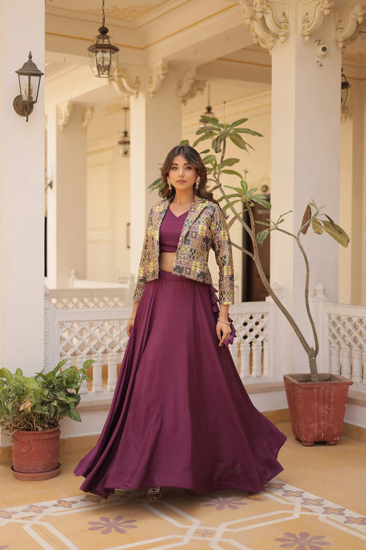 PREMIUM DESIGNER LEHENGA CHOLI WITH KOTI(WD155) (02)