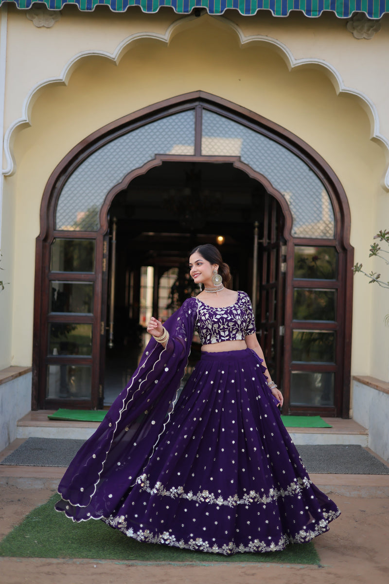 Tilton Designer Faux Blooming Lehenga Choli With Dupatta Set