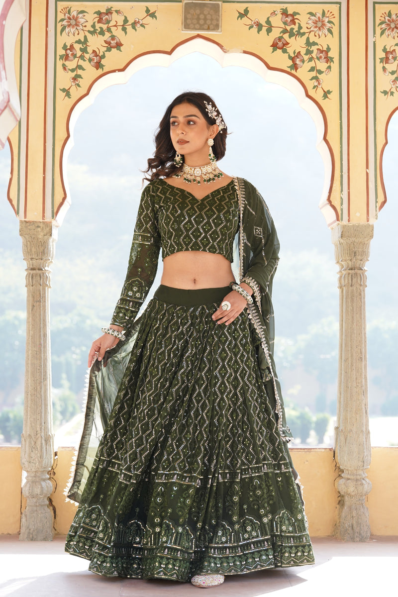 TILTON  ELEGANCE BEAUTIFUL LEHENGA CHOLI WITH DUPATTA SET