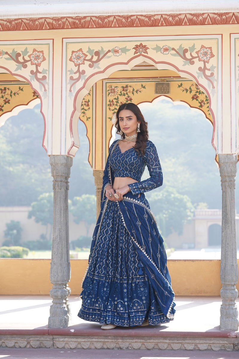 TILTON  ELEGANCE BEAUTIFUL LEHENGA CHOLI WITH DUPATTA SET