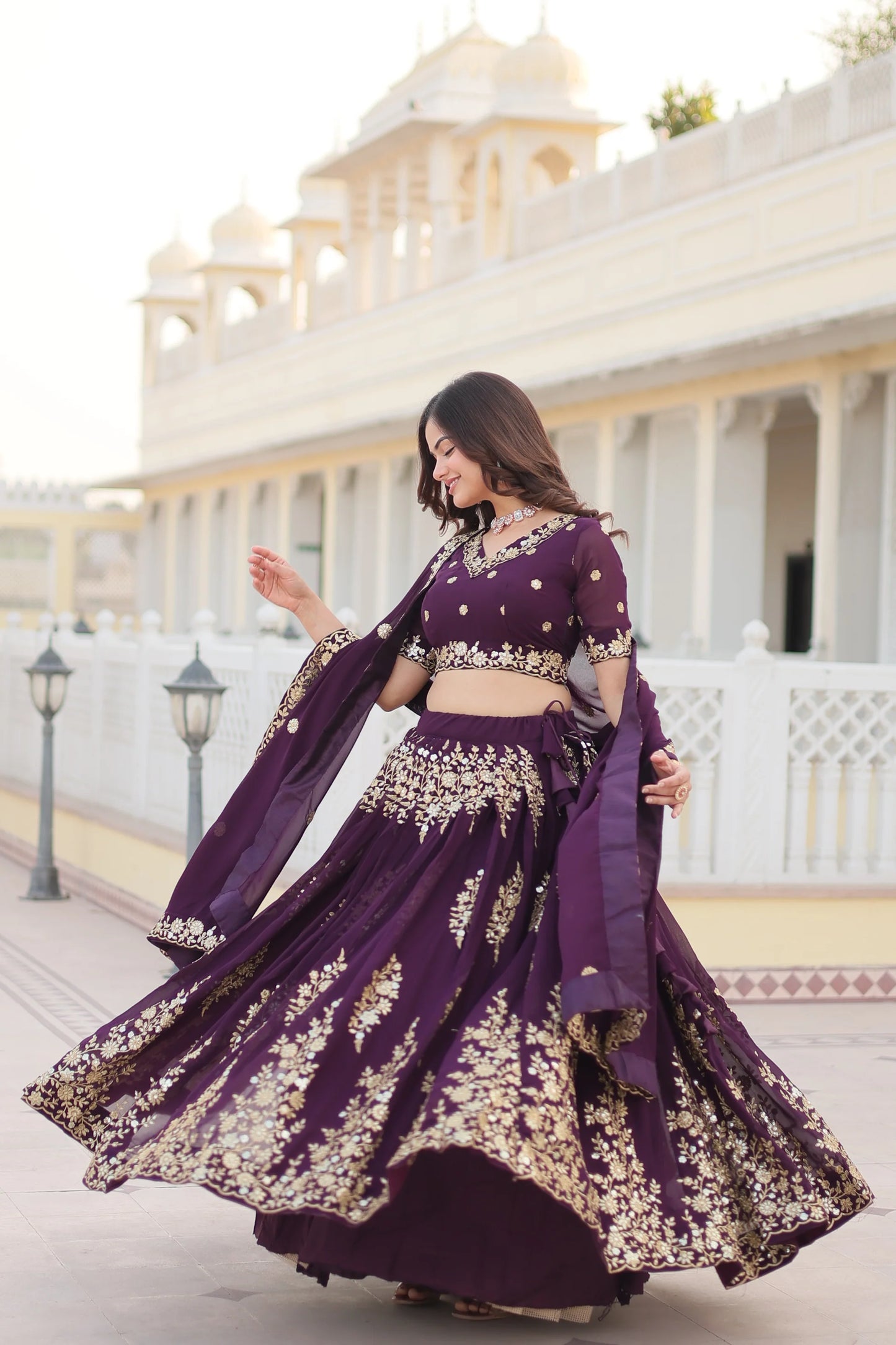 PREMIUM DESIGNER LEHENGA(WD160)