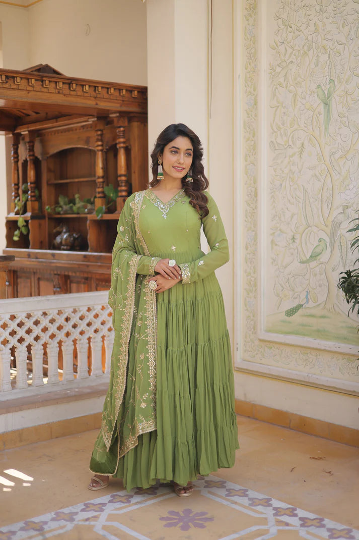 premium gown with dupatta(WD15) (01)