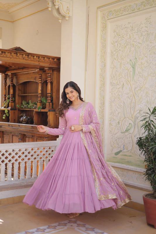 premium gown with dupatta(WD15) (02)