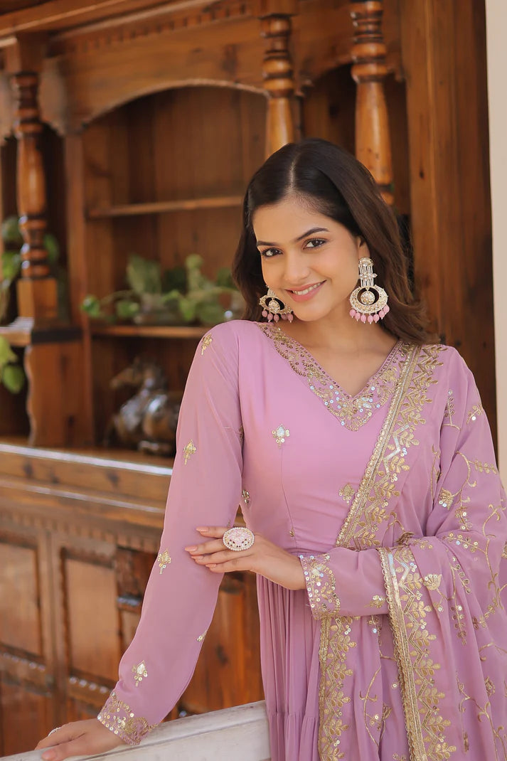 premium gown with dupatta(WD15) (02)