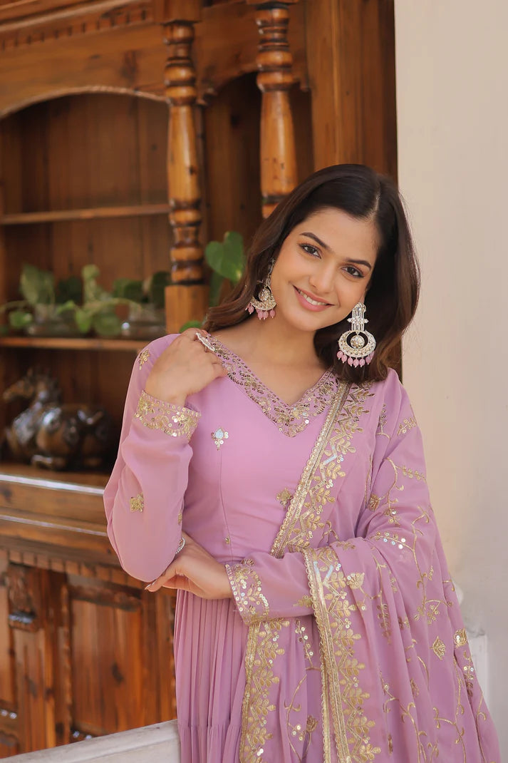 premium gown with dupatta(WD15) (02)