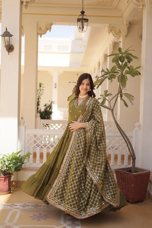 PREMIUM DESIGNER GOWN WITH DUPATTA (WD20) (01)