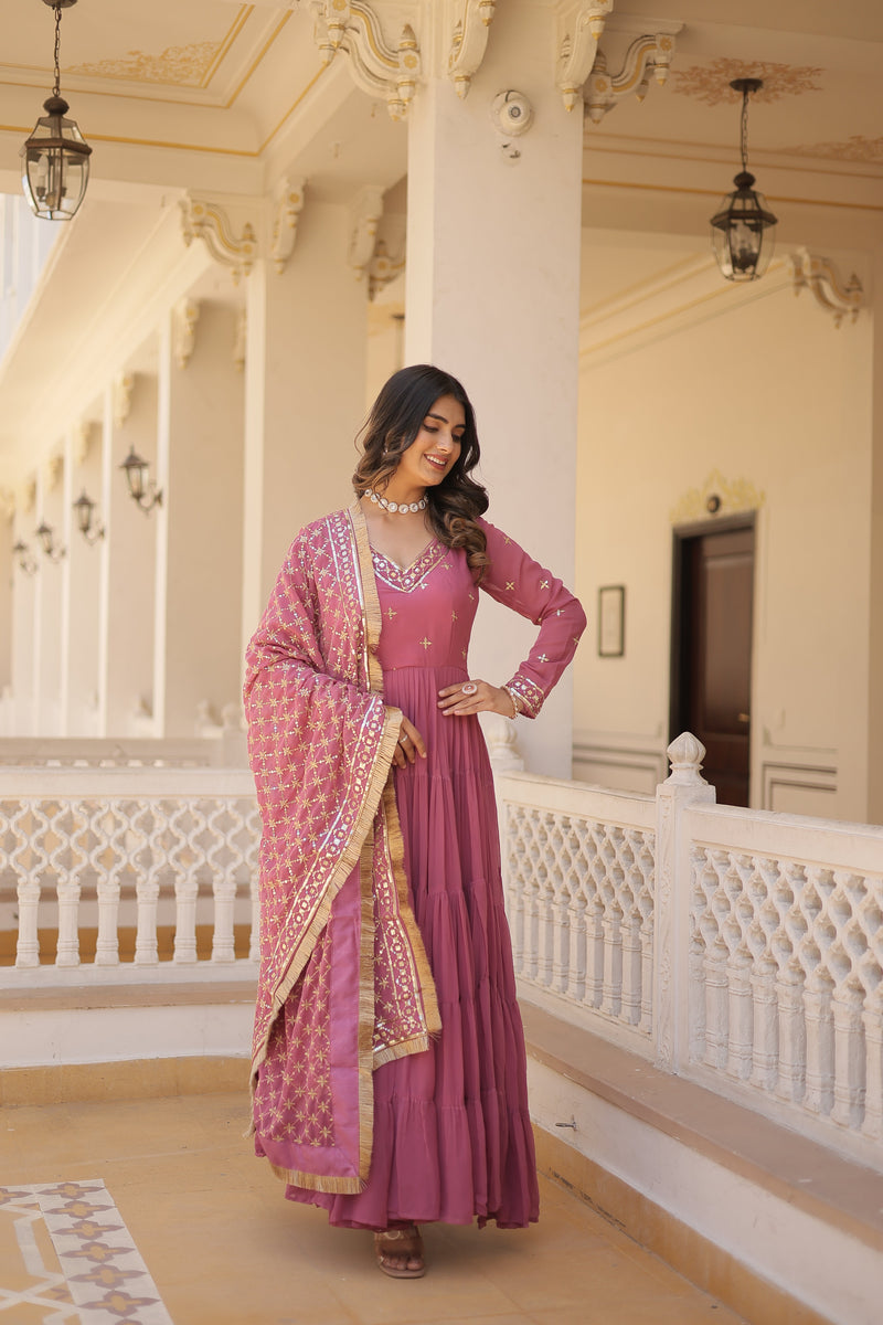 TILTON PREMIUM DESIGNER GOWN WITH DUPATTA