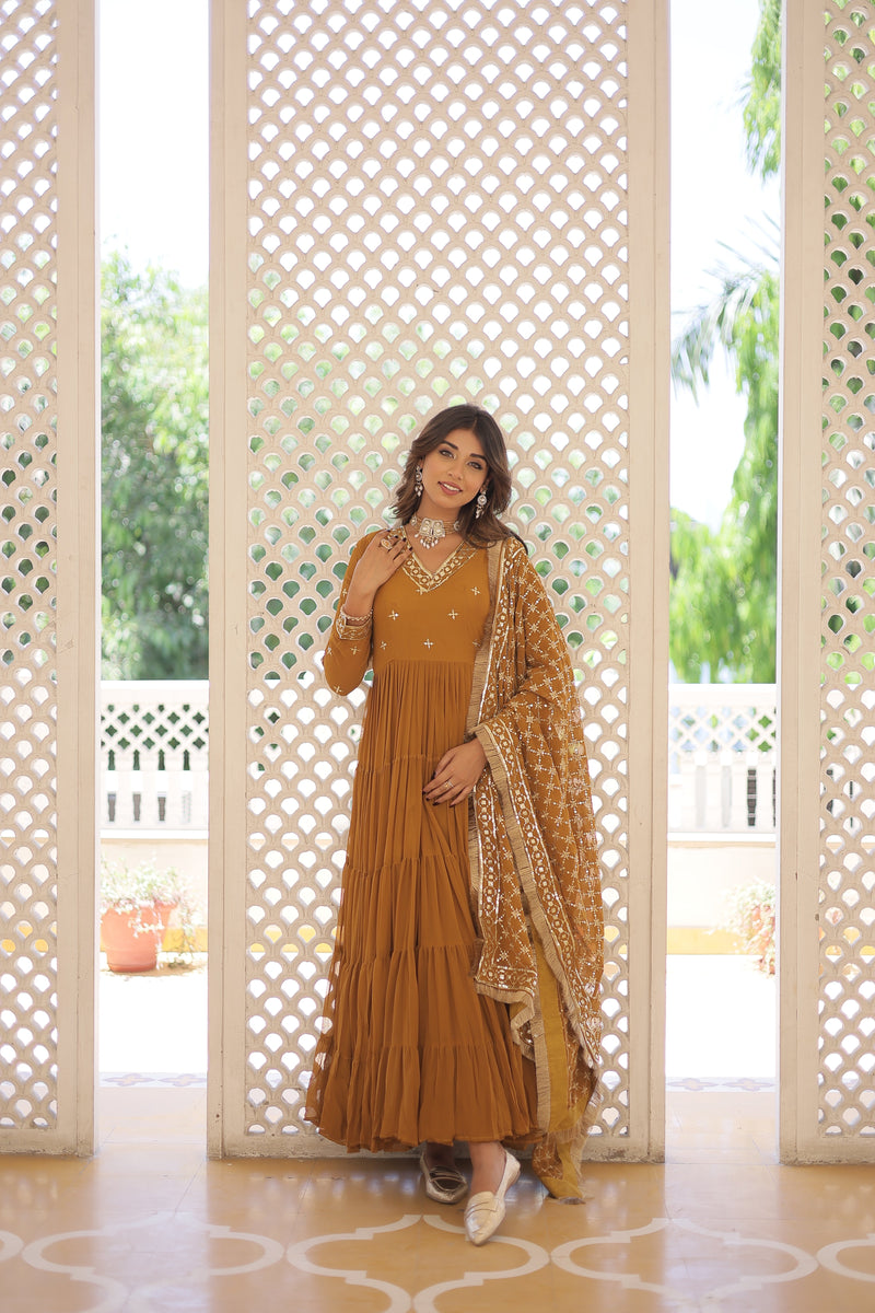 TILTON PREMIUM DESIGNER GOWN WITH DUPATTA