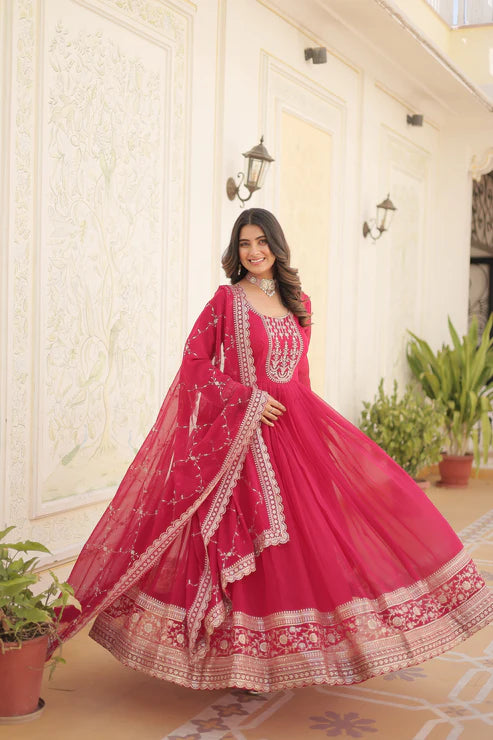 PREMIUM DESIGNER GOWN WITH DUPATTA (WD165) (04)