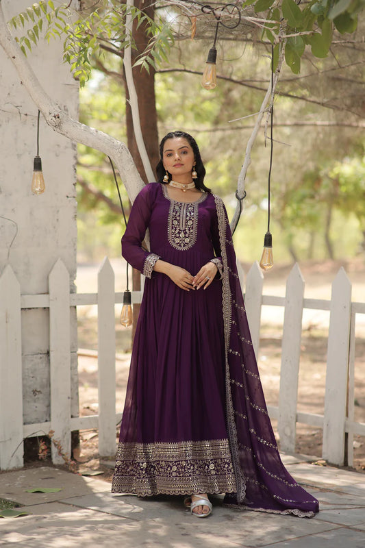 PREMIUM DESIGNER GOWN WITH DUPATTA(WD03) (03)
