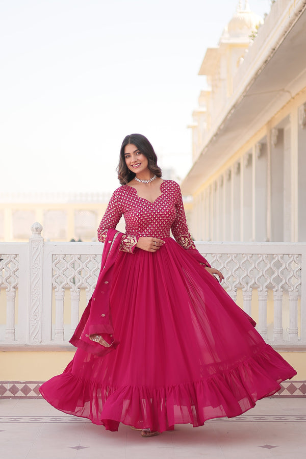 TILTON PREMIUM DESIGNER GOWN WITH DUPATTA