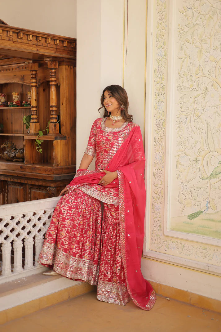 PERFECT READYMADE DESIGNER GHARARA SUIT SET(WD161) (01)
