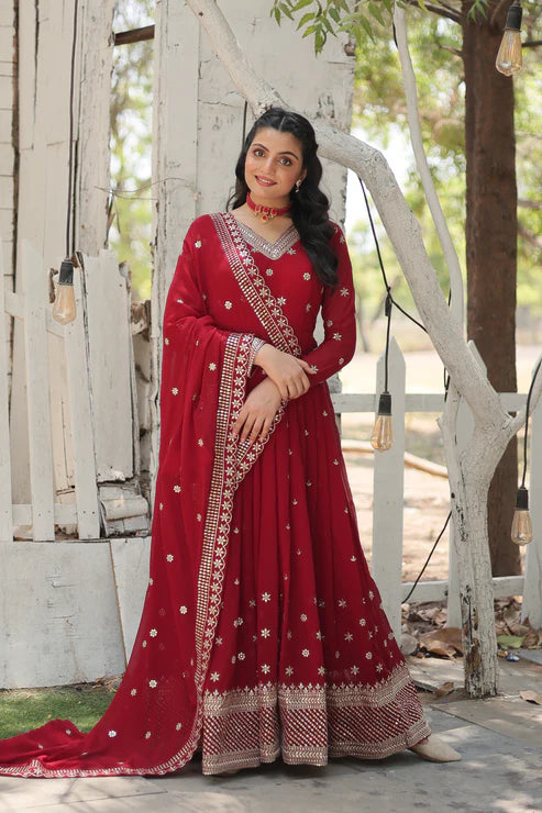PREMIUM DESIGNER GOWN WITH DUPATTA(WD24) (01)