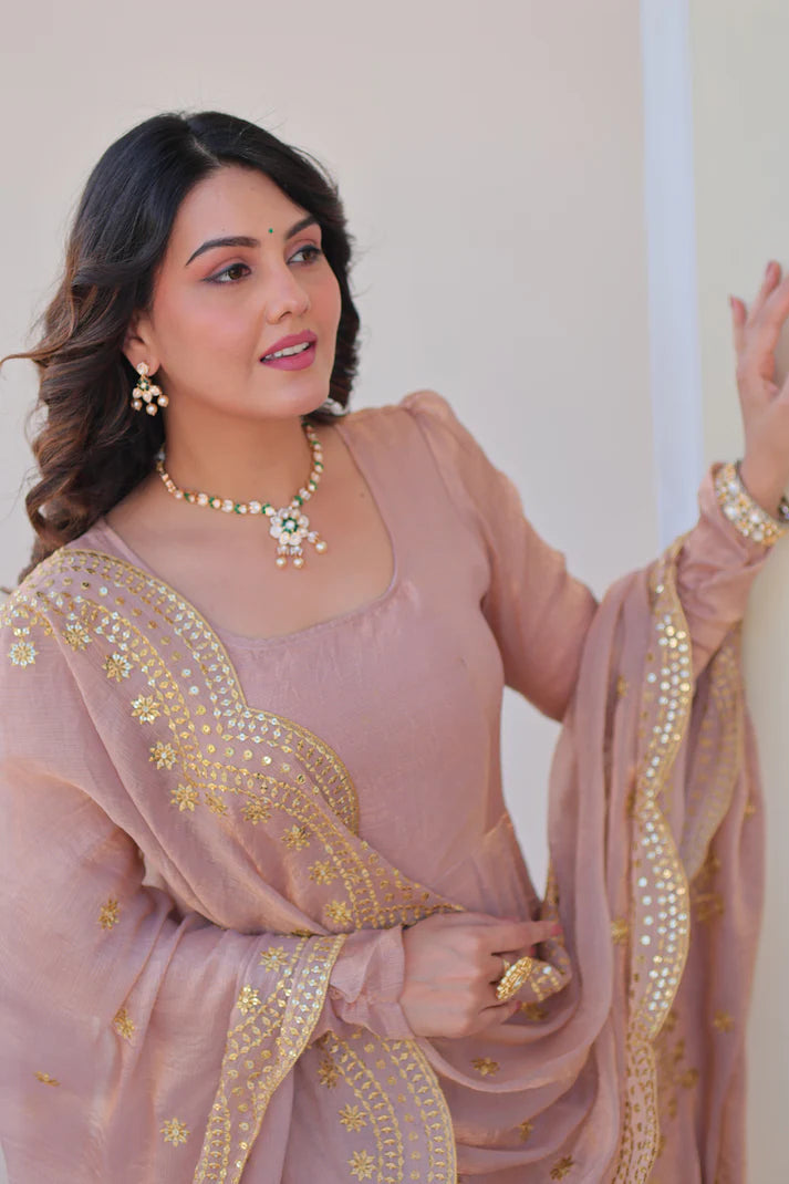 FENDY CHIFFON 12 KALI GOWN WITH EMBROIDERED DUPATTA (WD69) (01)