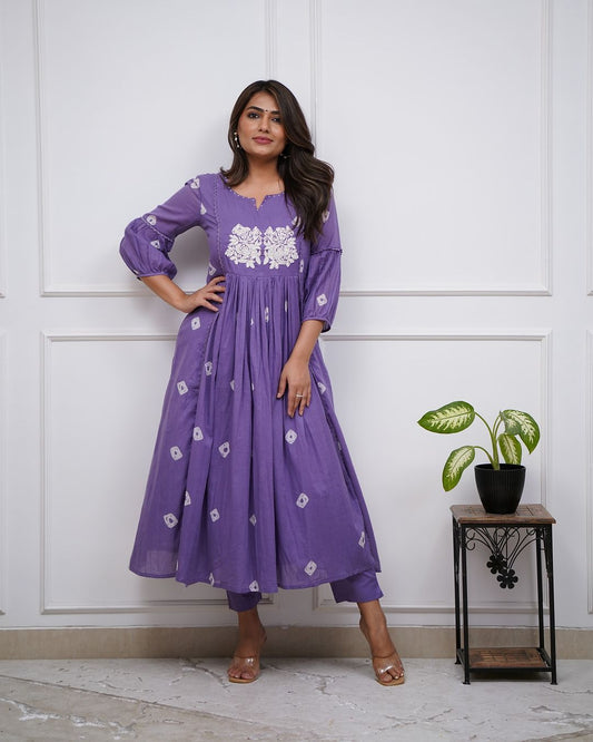 💃Enjoy New Premium Kurta Pant set with Premium Cotton Fabric  ❤️ (WACD011