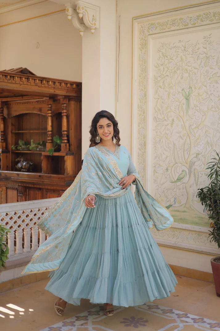premium gown with dupatta(WD15) (03)