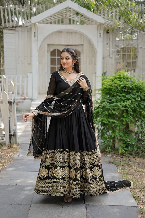 WOMENSAVTAR PREMIUM GOWN-DUPATTA COLLECTIONS