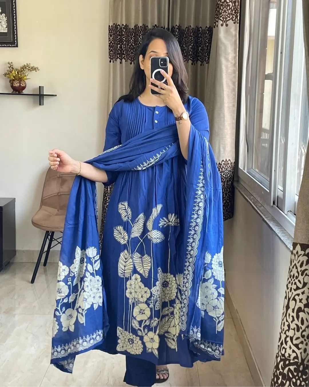 Simple yet elegant This is how we describe our latest launch a Cotton set fits well for a day event in the summer💃💃💃(WARED306)