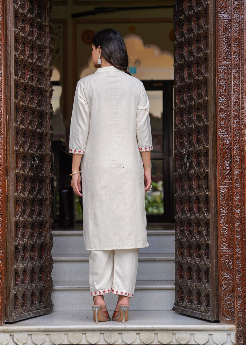 Beautiful cottonflex kurti with pant and khadi silk Chanderi digital print dupatta ❣️