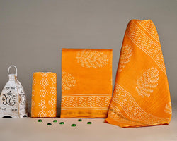 CHANDERI SILK SUIT WITH CHANDERI SILK DUPATTA