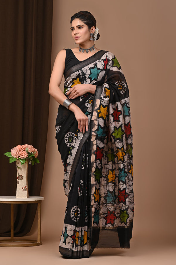 Premium Maheshwari Silk Saree (SWSRMAH40)