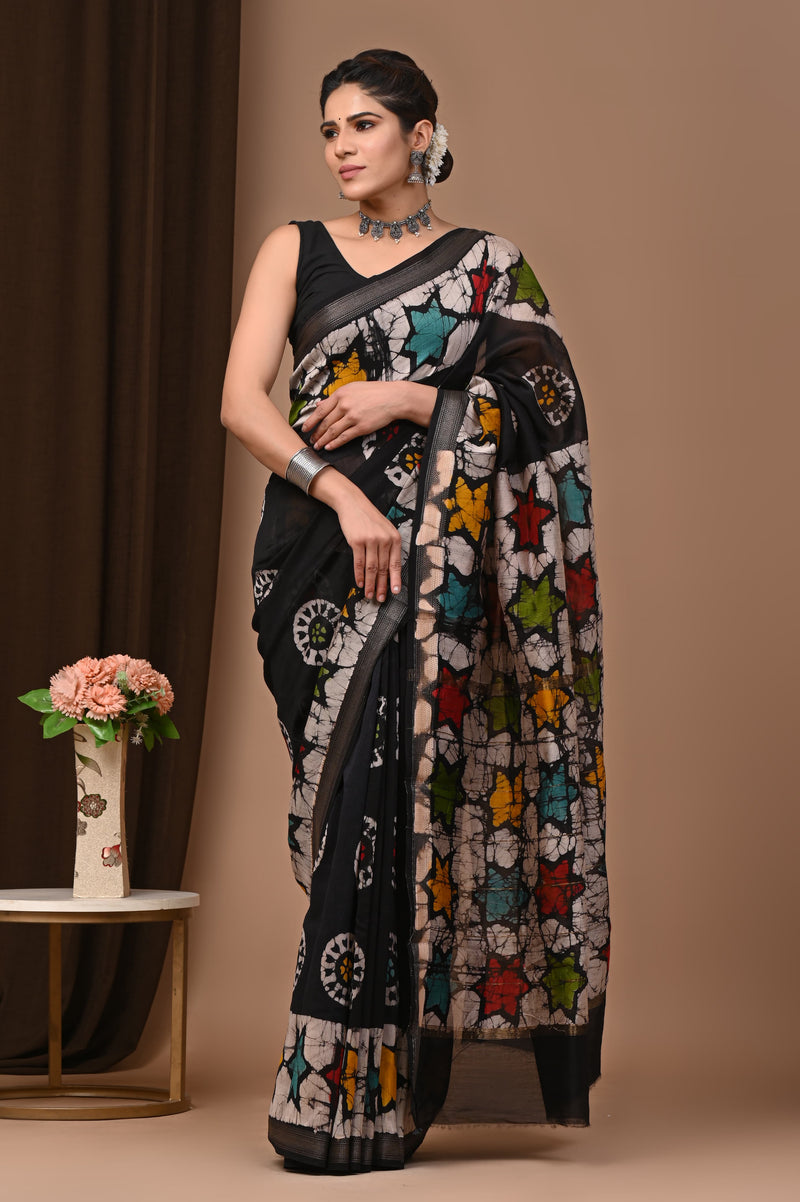 Premium Maheshwari Silk Saree (SWSRMAH40)