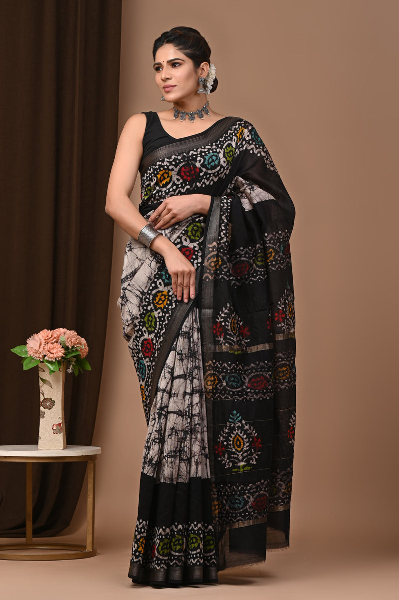 Premium Maheshwari Silk Saree (SWSRMAH39)