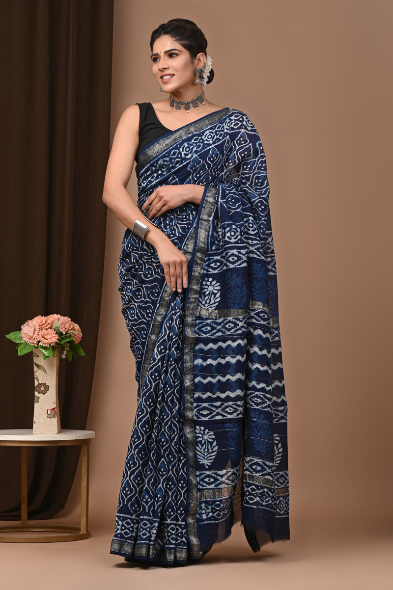 Premium Maheshwari Silk Saree (SWSRMAH35)