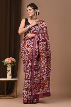 Premium Maheshwari Silk Saree (SWSRMAH32)