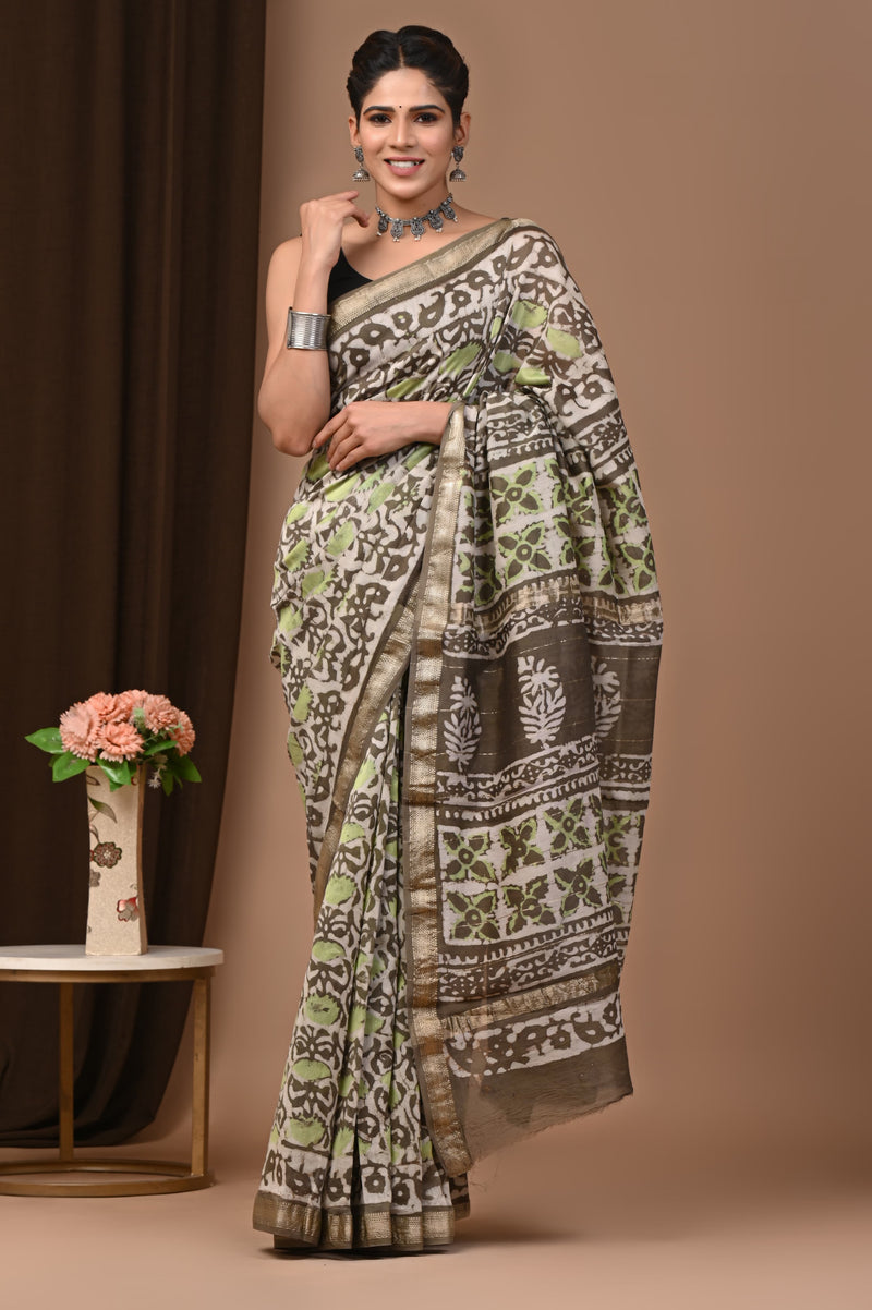 Premium Maheshwari Silk Saree (SWSRMAH31)