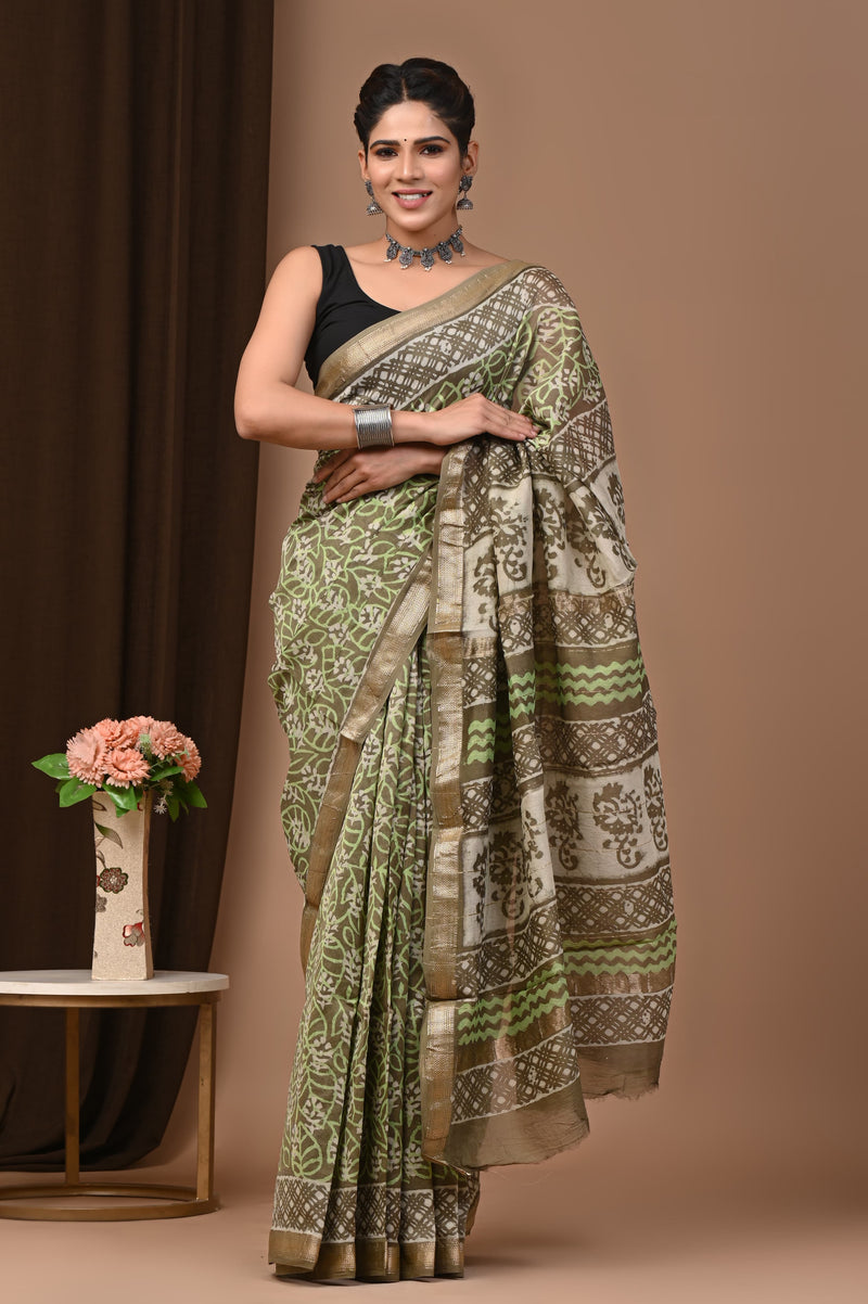 Premium Maheshwari Silk Saree (SWSRMAH29)