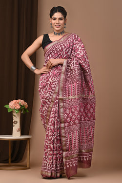 Premium Maheshwari Silk Saree (SWSRMAH26)