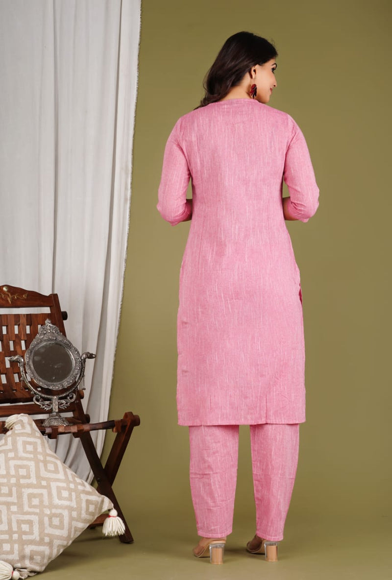 Feel the elegance and comfort merge in our artisan-crafted handloom khadi cotton suit! 🌹😍