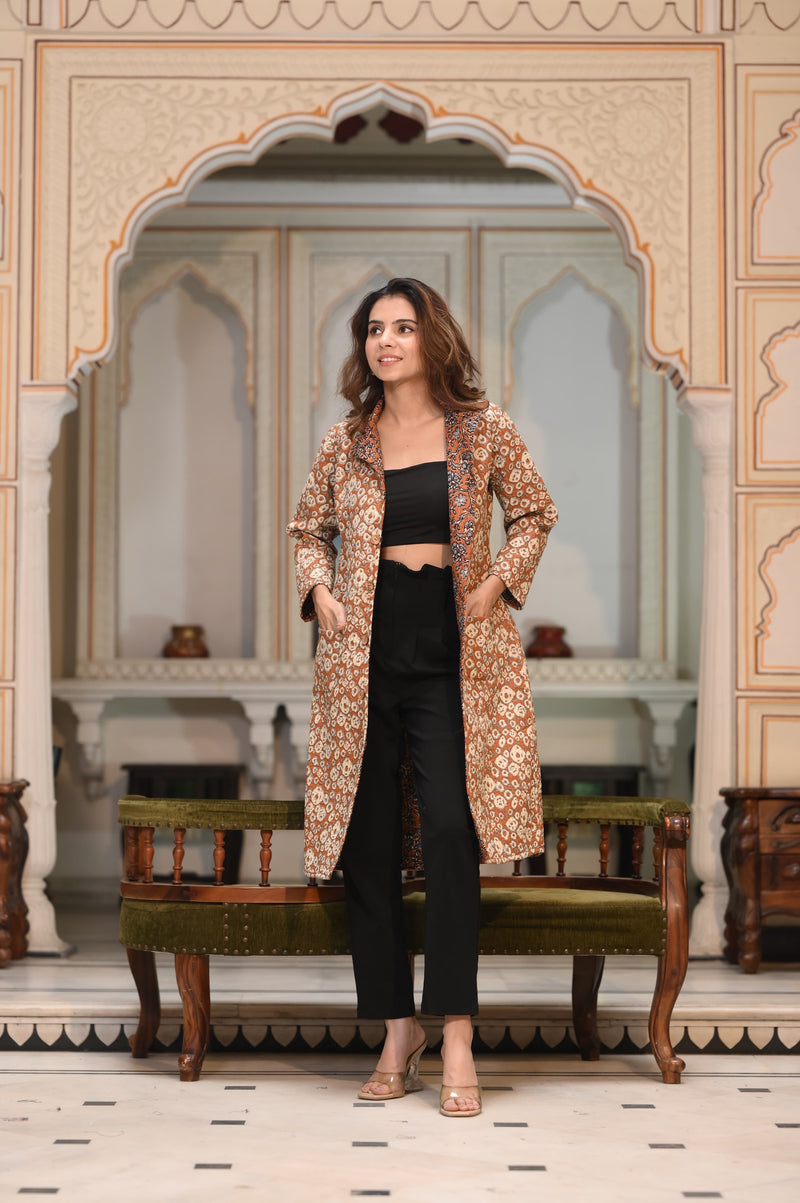 Presenting Jaipuri printed Women's Wear Quilted Full Sleeves JACKETS 🧥(NFWC01)