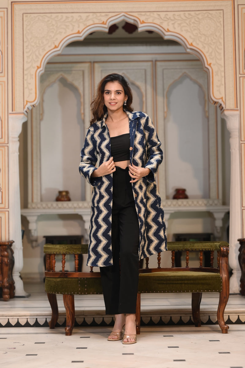 Presenting Jaipuri printed Women's Wear Quilted Full Sleeves JACKETS 🧥(NFWC06)