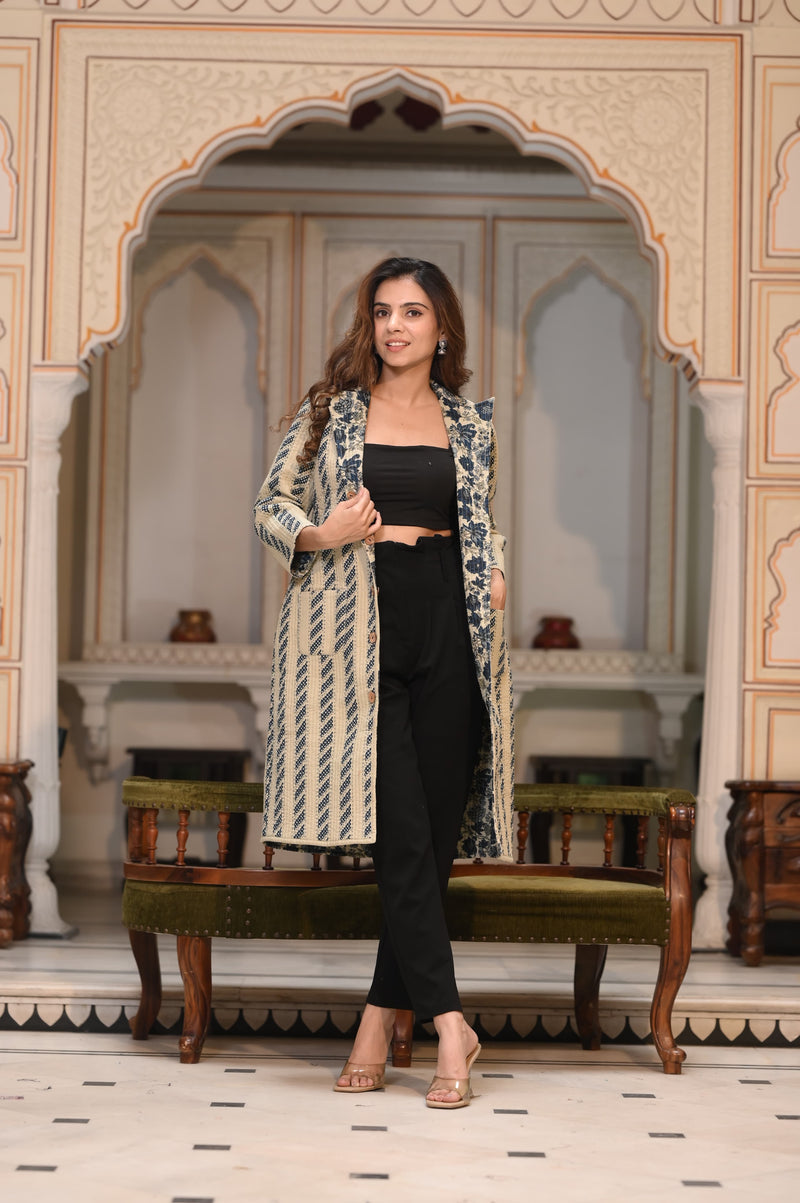 Presenting Jaipuri printed Women's Wear Quilted Full Sleeves JACKETS 🧥(NFWC03)