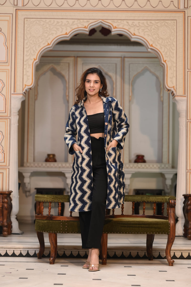 Presenting Jaipuri printed Women's Wear Quilted Full Sleeves JACKETS 🧥(NFWC06)