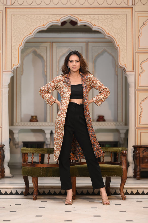 Presenting Jaipuri printed Women's Wear Quilted Full Sleeves JACKETS 🧥(NFWC01)